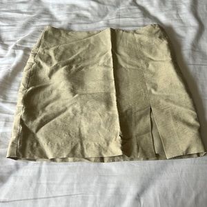 Tan skirt w slit